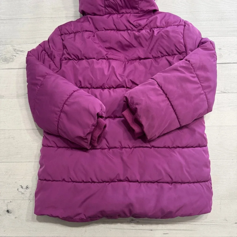Primary kids magenta‎ puffer jacket 4/5